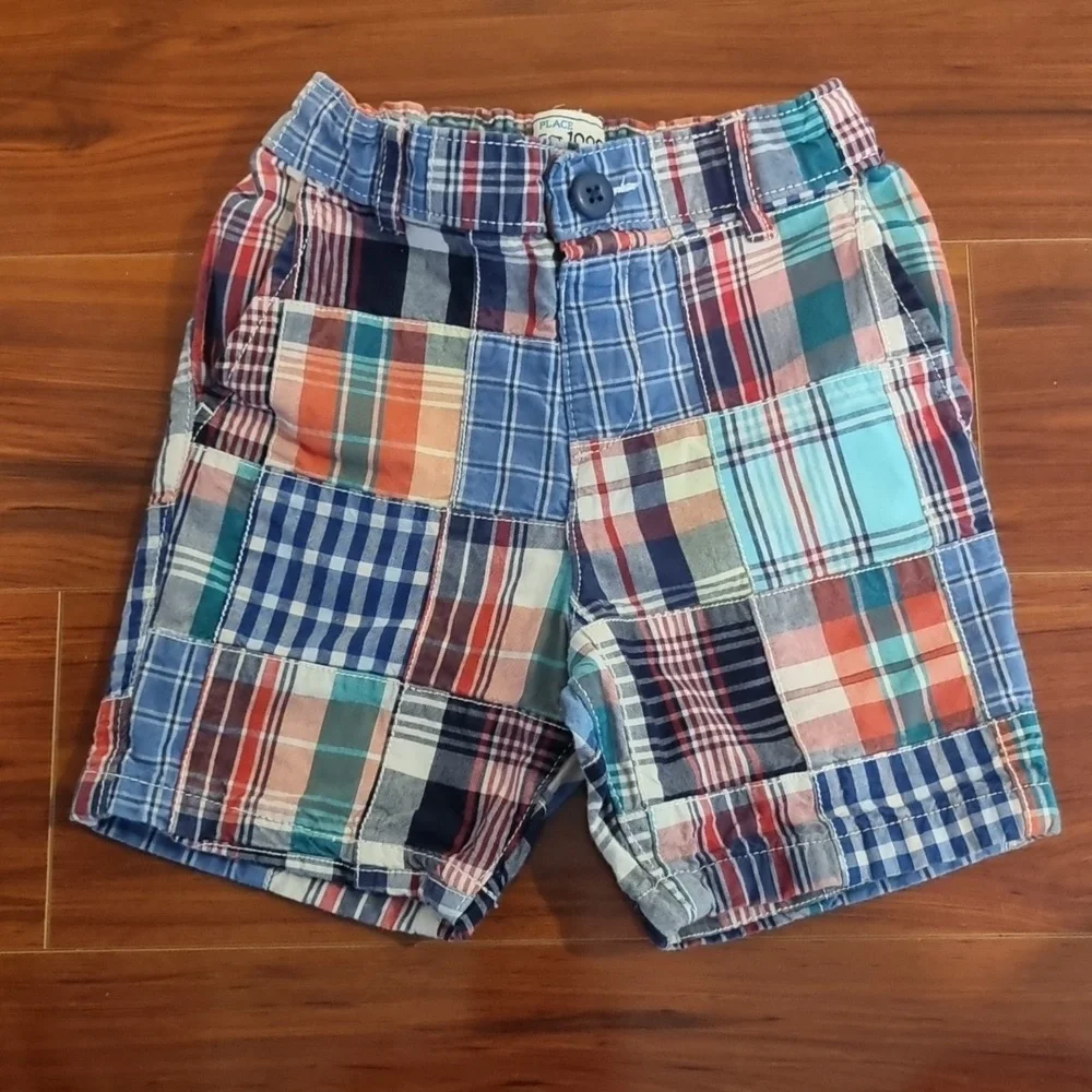 The Children's Place Shorts Plaid Size 3T